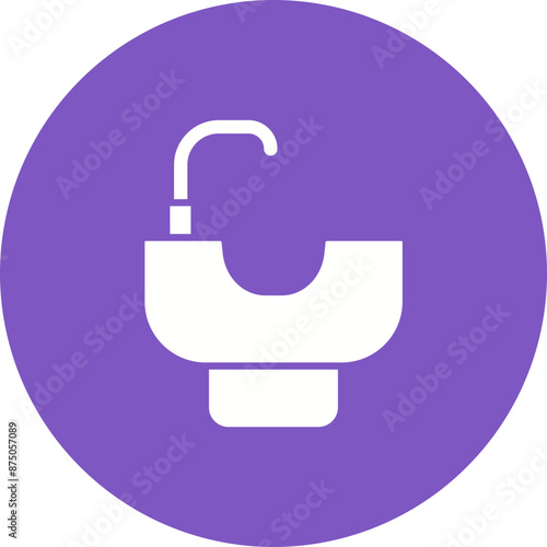 Hair wash sink Icon