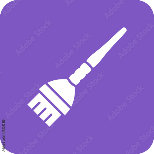 Hair dye brush Icon