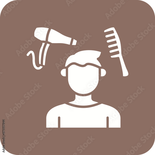 Hair styling Icon