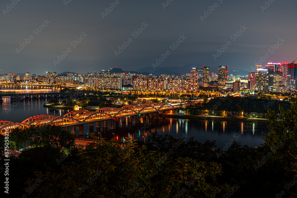 Fototapeta premium 서울의 야경의6