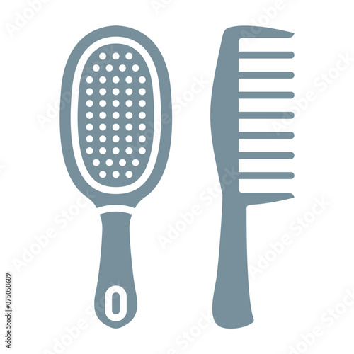 Hair brushes Icon