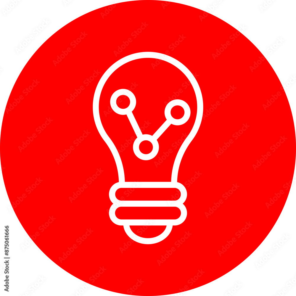 Web Analytics Vector Line White Circle Red Web Analytics Vector Line White Circle Red
