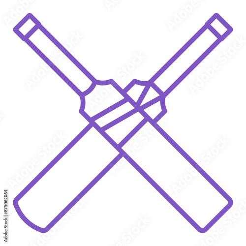 Cricket bat Icon