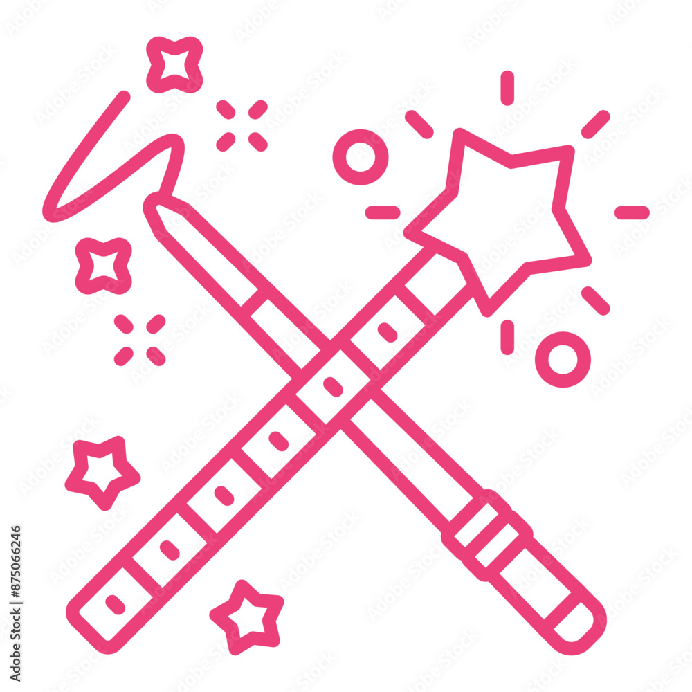 Magic wands Icon Magic wands Icon