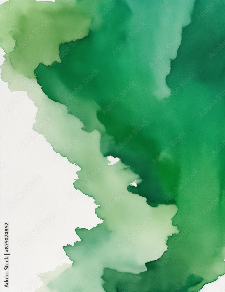 Obraz premium abstract green splashes background - Generative AI