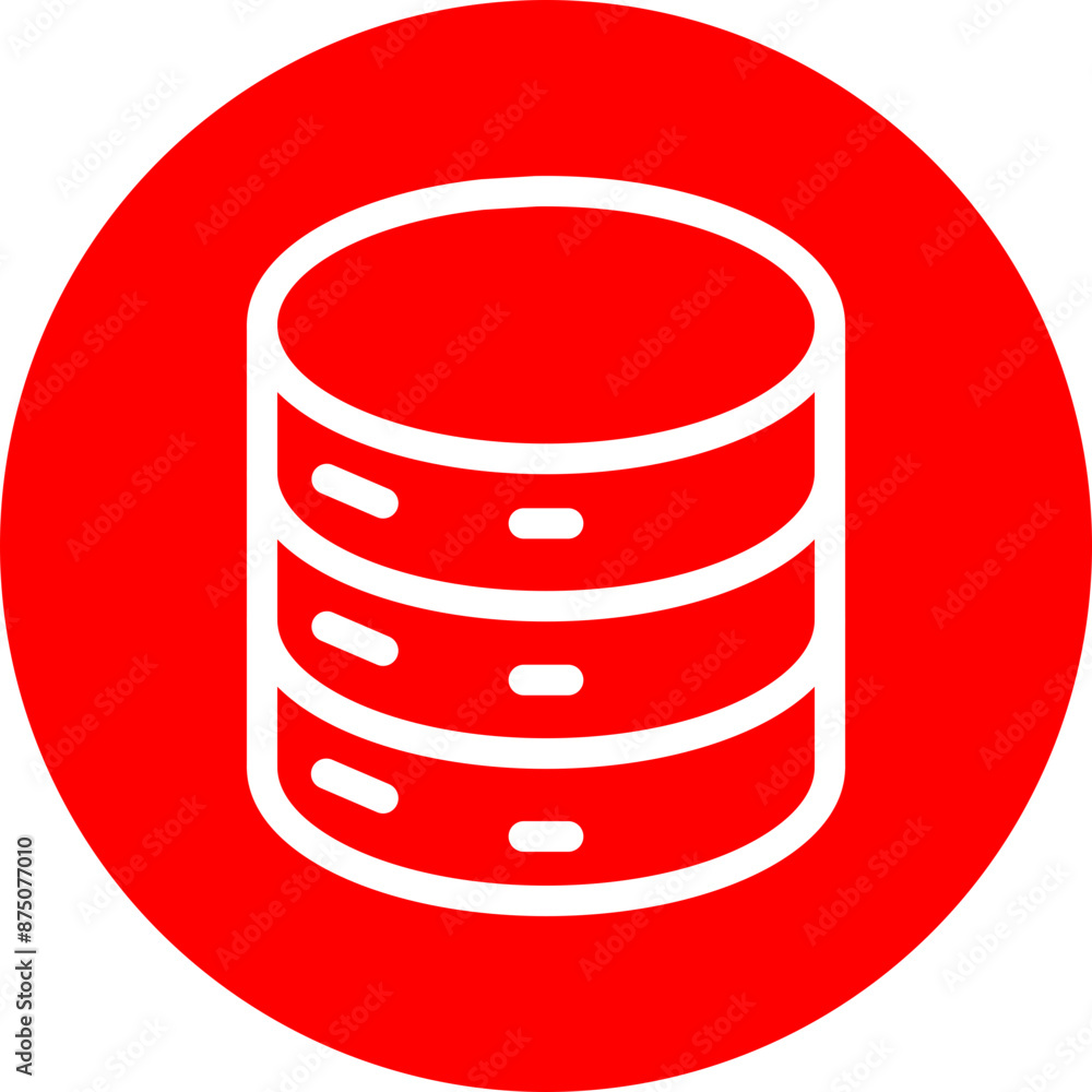 Data Vector Line White Circle Red Data Vector Line White Circle Red