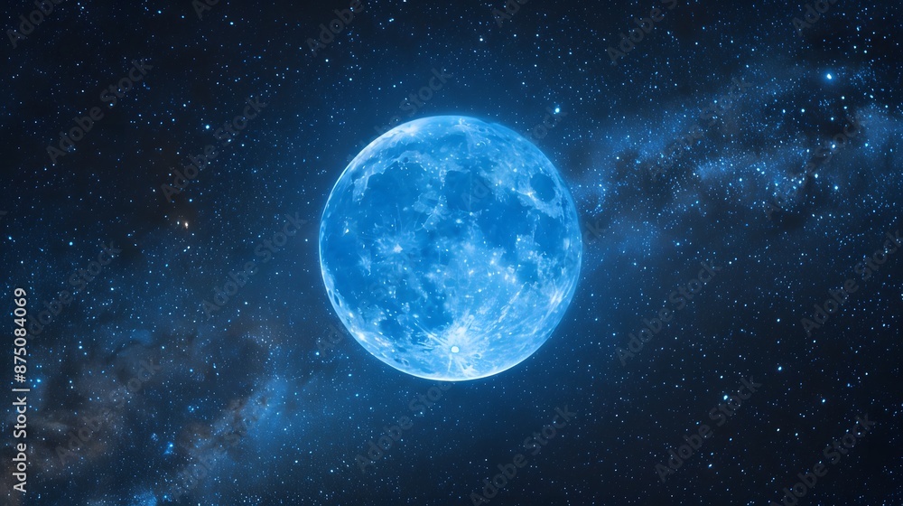blue moon background concept blue moon background concept