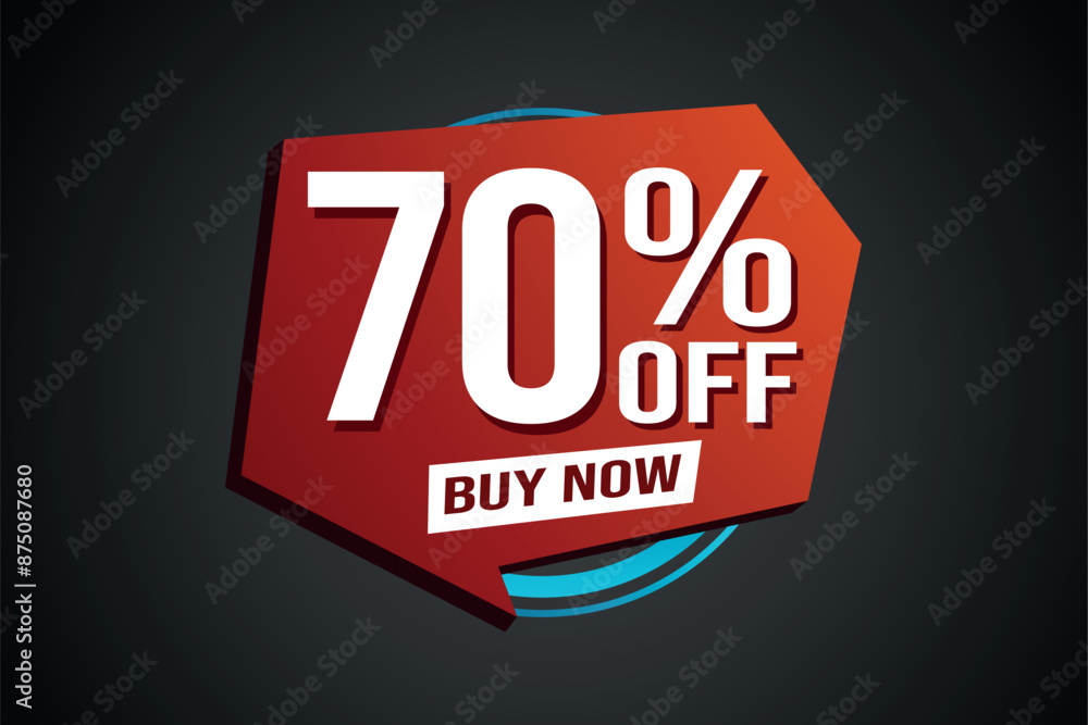 70% seventy percent off buy now poster banner graphic design icon logo sign symbol social media website coupon
70% seventy percent off buy now poster banner graphic design icon logo sign symbol social media website coupon