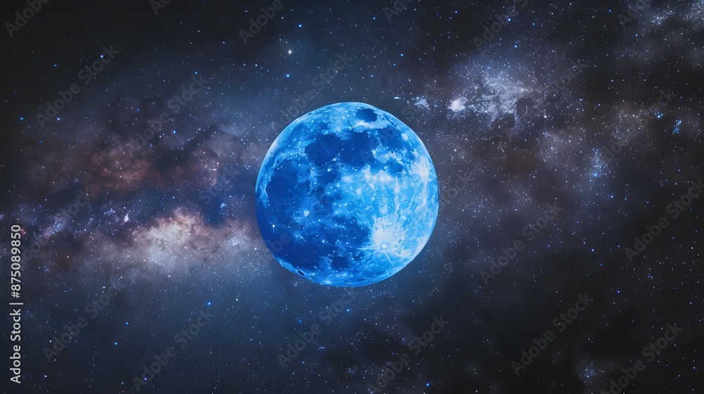 blue moon background concept blue moon background concept