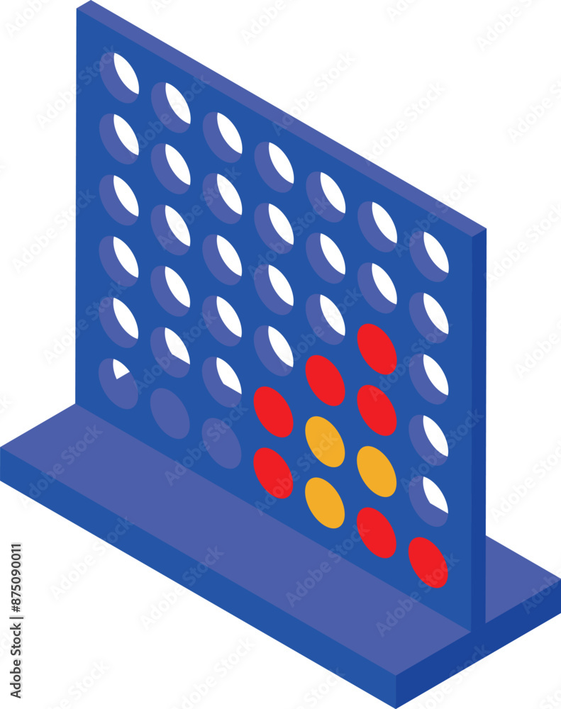custom made wallpaper toronto digitalBlue board game with red and yellow pieces showing winning strategy