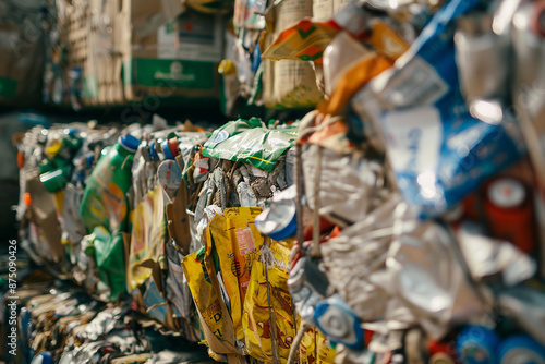 Wallpaper Mural Generative AI, sorting garbage conceptual picture, social responsibility, civil cleaning service Torontodigital.ca