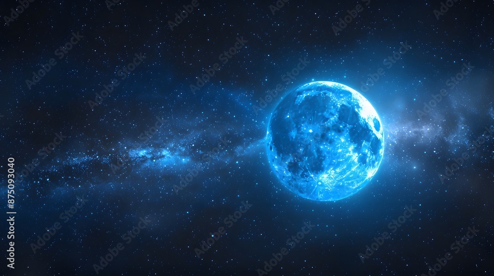 blue moon background concept blue moon background concept