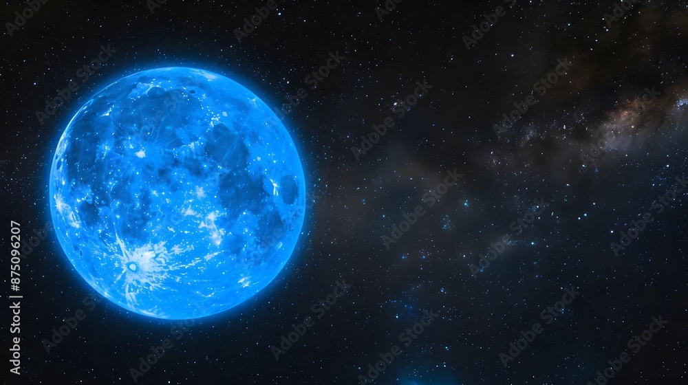 blue moon background concept blue moon background concept