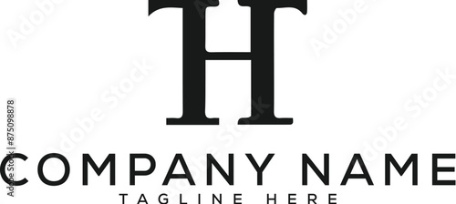 Luxury real estate company logo design template. AI generative.