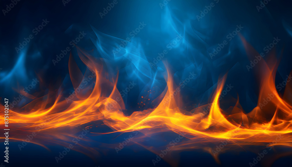 stylish fire flames background. Generative AI. stylish fire flames background. Generative AI.