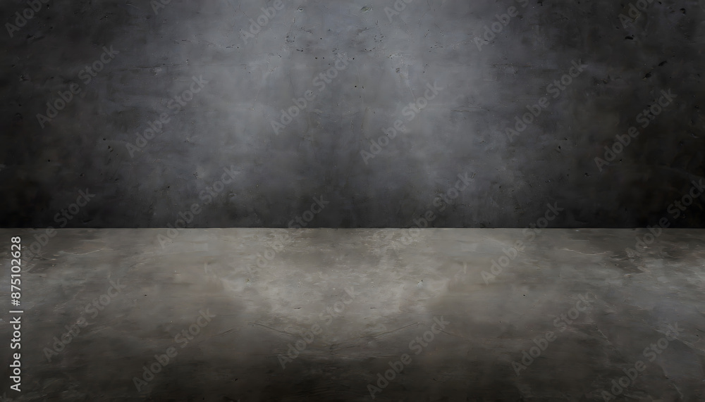 Texture dark concrete floor. Generative AI. Texture dark concrete floor. Generative AI.