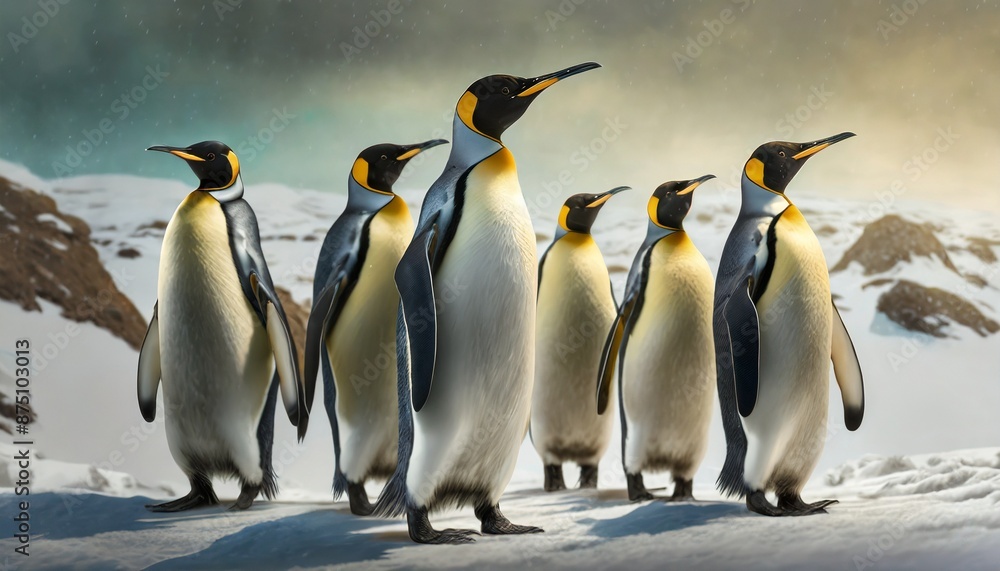 Fototapeta premium emperor penguin colony