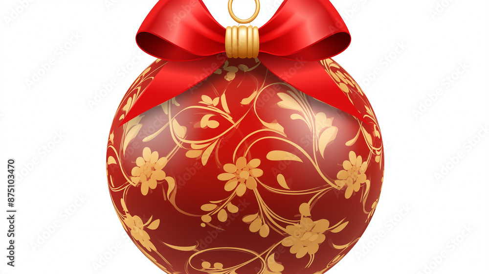 christmas ball with ribbon christmas ball with ribbon