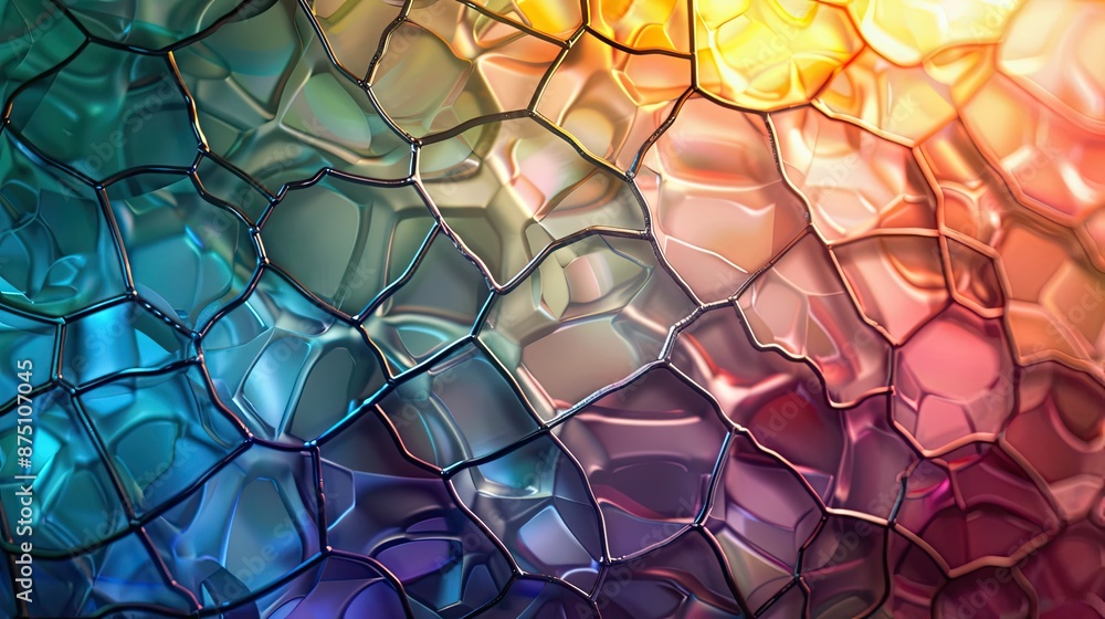 A colorful abstract image with a lot of different colors and shapes A colorful abstract image with a lot of different colors and shapes