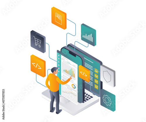Network Data Analysis in Smartphone Applications and Computer Technology