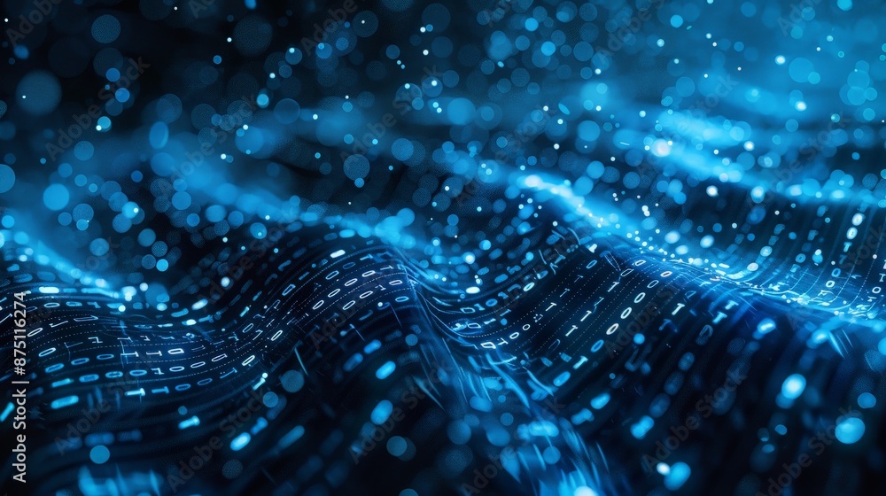 A visually striking image of data streams transformed into intricate patterns of encrypted symbols A visually striking image of data streams transformed into intricate patterns of encrypted symbols