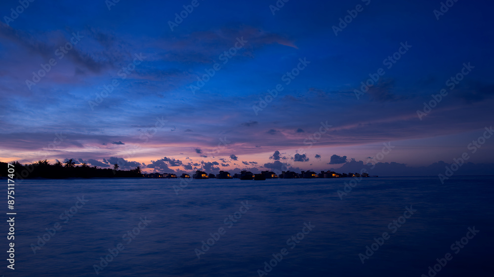 モルジブの夕景 モルジブの夕景
