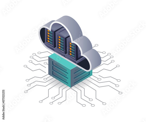 Cloud server system technology network