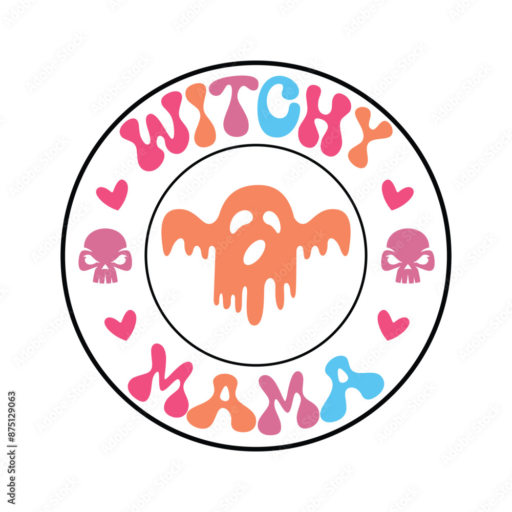 Witchy mama, mama svg, halloween svg, spooky svg, boo vector Witchy mama, mama svg, halloween svg, spooky svg, boo vector