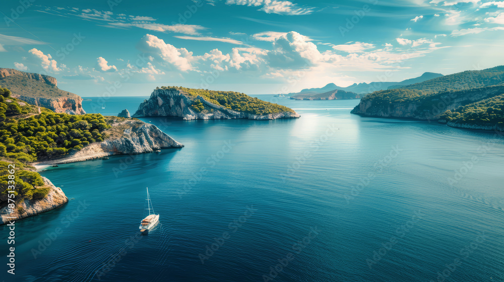 yacht with sea water yacht with sea water