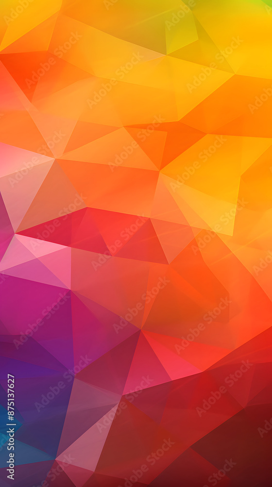 Digital technology colorful triangle geometry abstract poster mobile phone background Digital technology colorful triangle geometry abstract poster mobile phone background