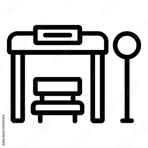 bus stop icon
