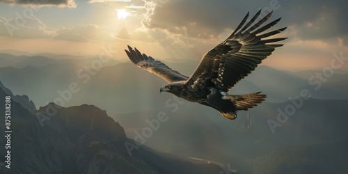 Wallpaper Mural eagle in the sky Torontodigital.ca