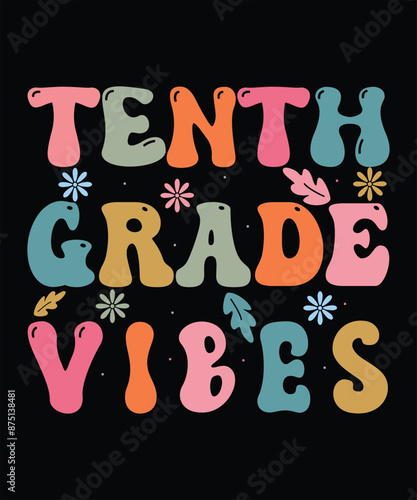 Vector Back To School T Shirt Design, Background Design