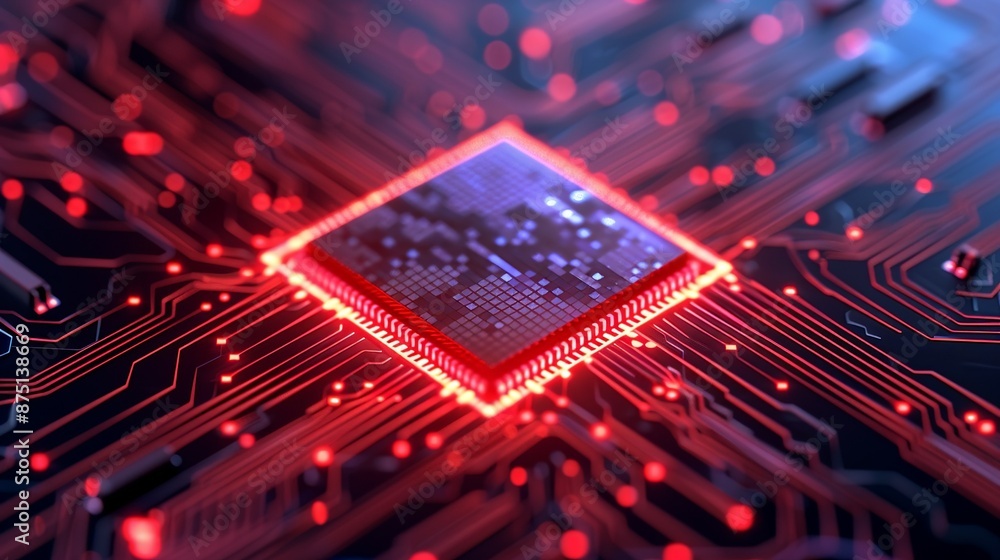 Futuristic computing illustration with qubits and algorithms, showcasing advanced computational technology. Illustration, Image, , Minimalism, Futuristic computing illustration with qubits and algorithms, showcasing advanced computational technology. Illustration, Image, , Minimalism,