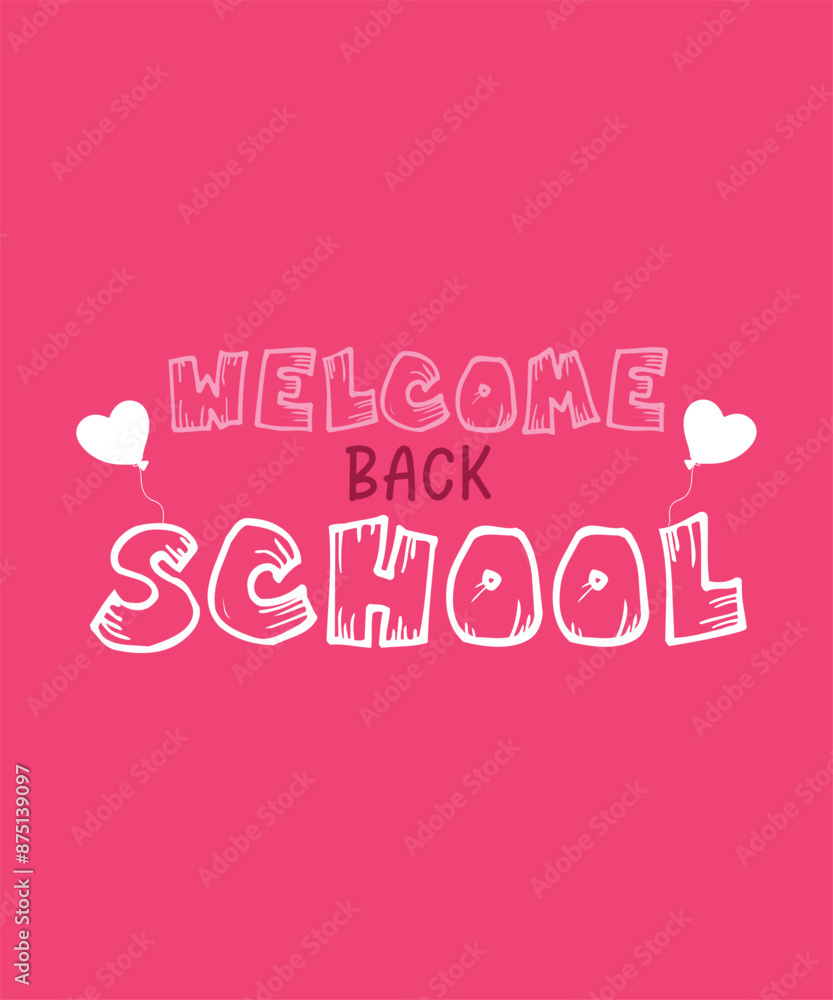 Vector Back To School T Shirt Design, Background Design Vector Back To School T Shirt Design, Background Design