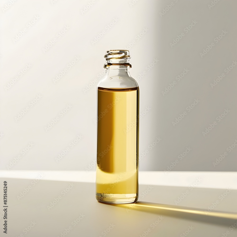 Minimalist Glass Vial of Radiant Grape Seed Extract Minimalist Glass Vial of Radiant Grape Seed Extract