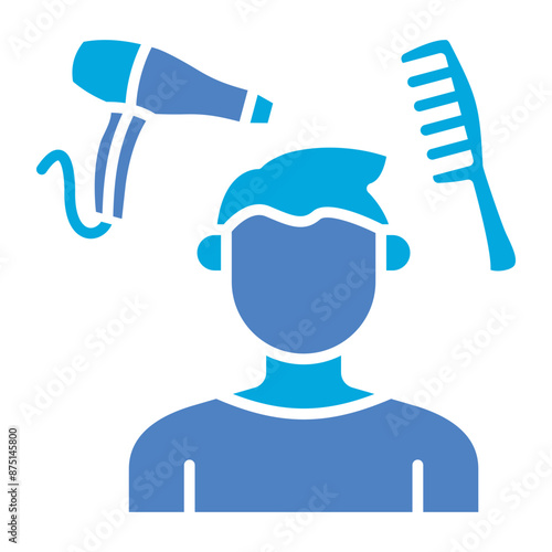 Hair styling Icon