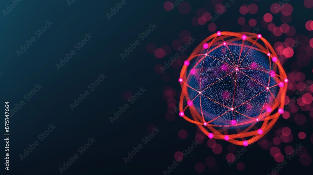 Sophisticated simulation concept with virtual systems, illustrating experimental physics. Illustration, Image, , Minimalism, Sophisticated simulation concept with virtual systems, illustrating experimental physics. Illustration, Image, , Minimalism,