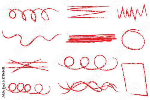 strike, red, stain, brush, marker, rough, lipstick, crayon, black, vector, texture, isolated, hand, white, paint, line, grunge, color, sketch, sign, drawing, pencil, bar, pen, check, ink, writing, pas