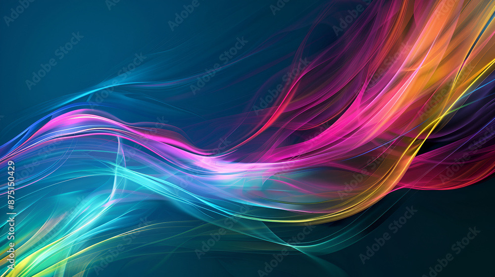 Multicolour geometric wave concept , Modern abstract wallpaper background design ,3d rendering of abstract fractal red and blue wavy background Multicolour geometric wave concept , Modern abstract wallpaper background design ,3d rendering of abstract fractal red and blue wavy background