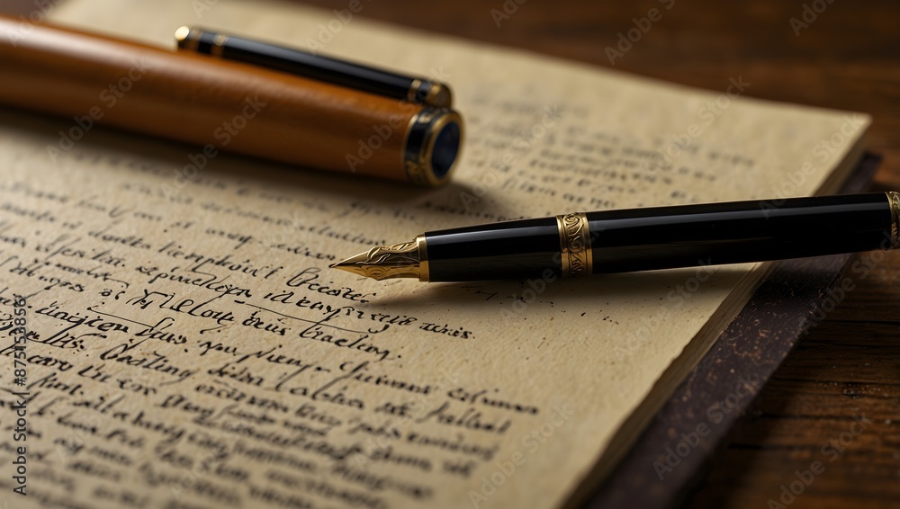 Fountain pens have endured in the age of digital communication ai_generated Fountain pens have endured in the age of digital communication ai_generated