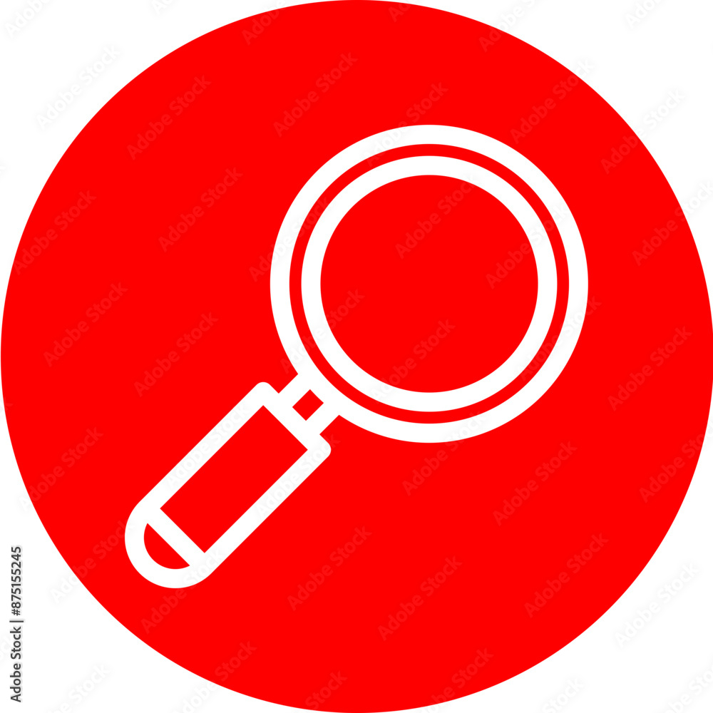 search Vector Line White Circle Red search Vector Line White Circle Red