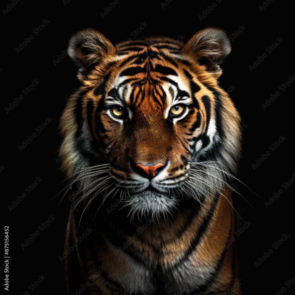portrait of a tiger portrait of a tiger