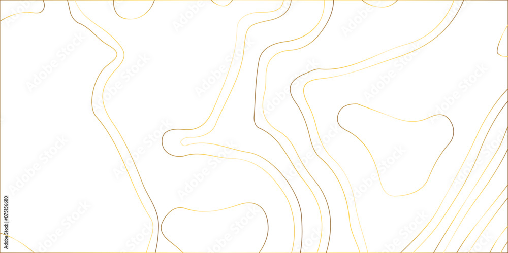 Abstract colorful topographic line contour map background, geographic grid map, stock vector illustration. Grey outline topographic contour map abstract tech background. Abstract colorful topographic line contour map background, geographic grid map, stock vector illustration. Grey outline topographic contour map abstract tech background.