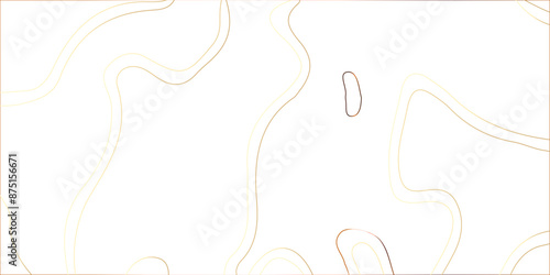 Vector seamless background with texture topographic contour line, isolines. Map. Isolated on white background. Contour line texture. The stylized height of the topographic map contour in lines and con