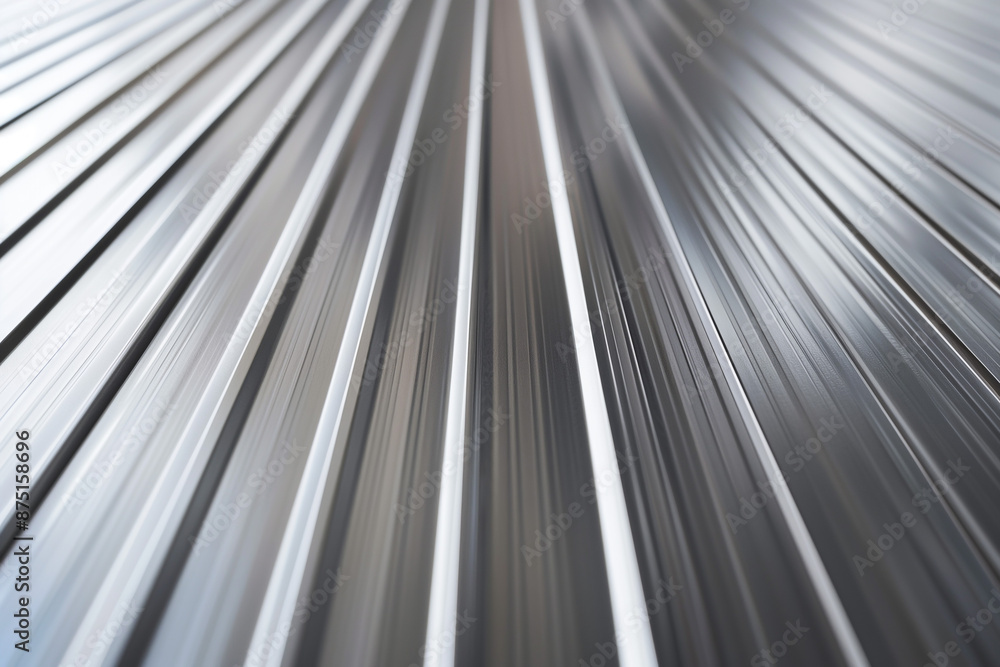A brushed aluminum panel with linear patterns A brushed aluminum panel with linear patterns