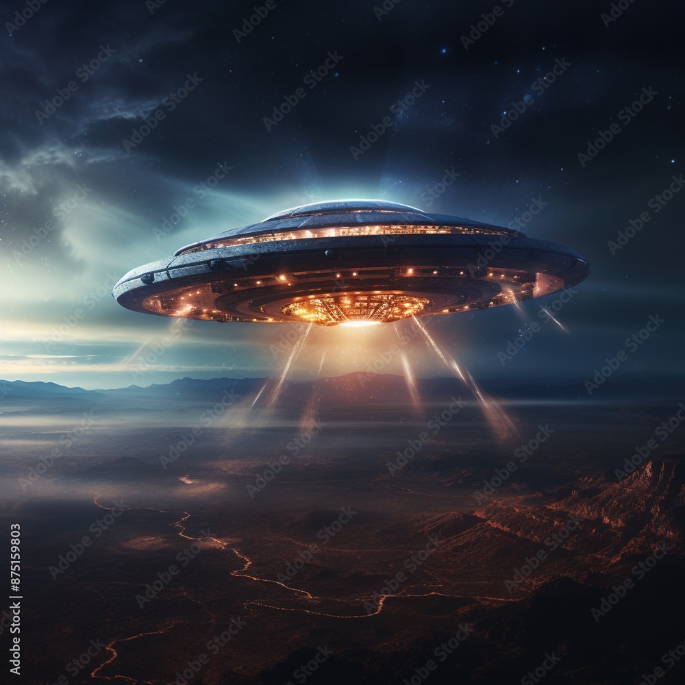 ufo in the night ufo in the night