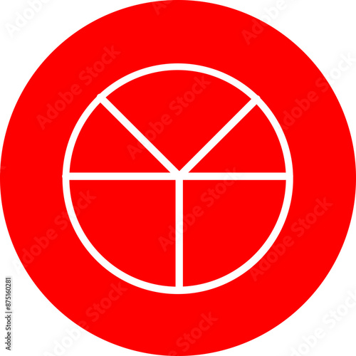 Disposable packaging challenges Vector Line White Circle Red