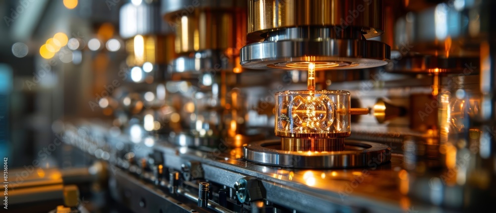 Close-up of industrial machinery with intricate gears and mechanisms. Close-up of industrial machinery with intricate gears and mechanisms.
