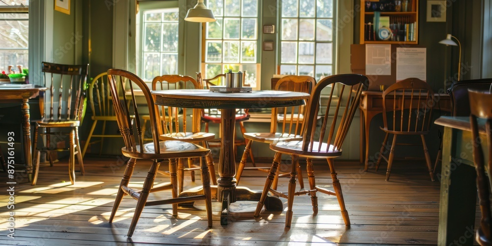 Interior dining area. Interior dining area.